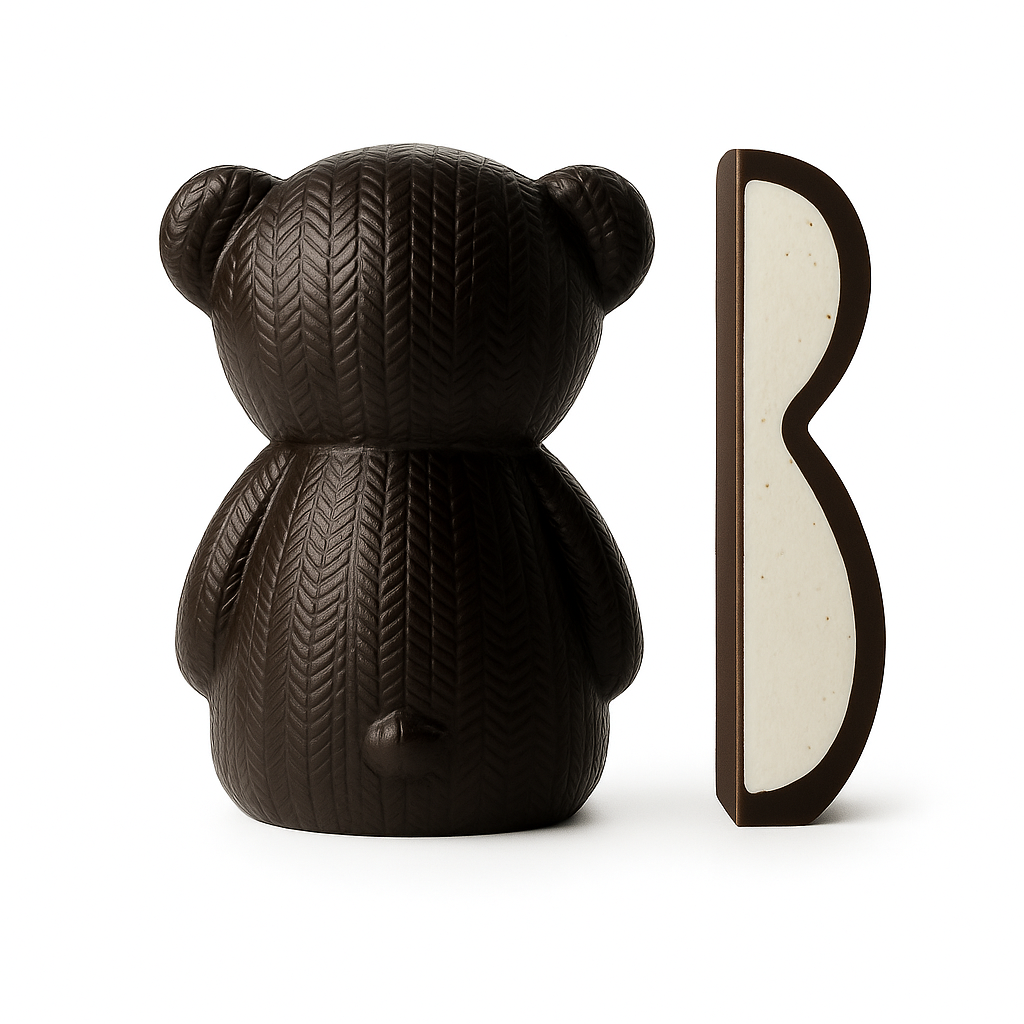 Bil Bear - Giant marshmallow and 64% dark chocolate bear
