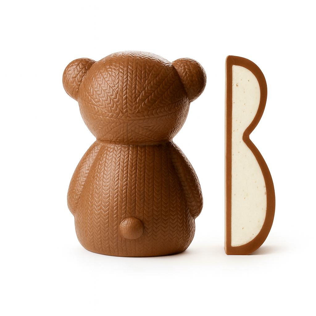 L'ourson Bil - Ourson géant guimauve et chocolat lait 38%