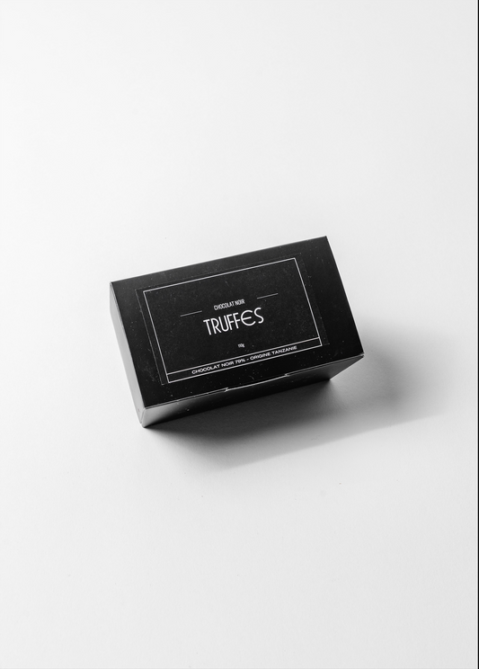 Dark chocolate truffles from Tanzania - ballotin