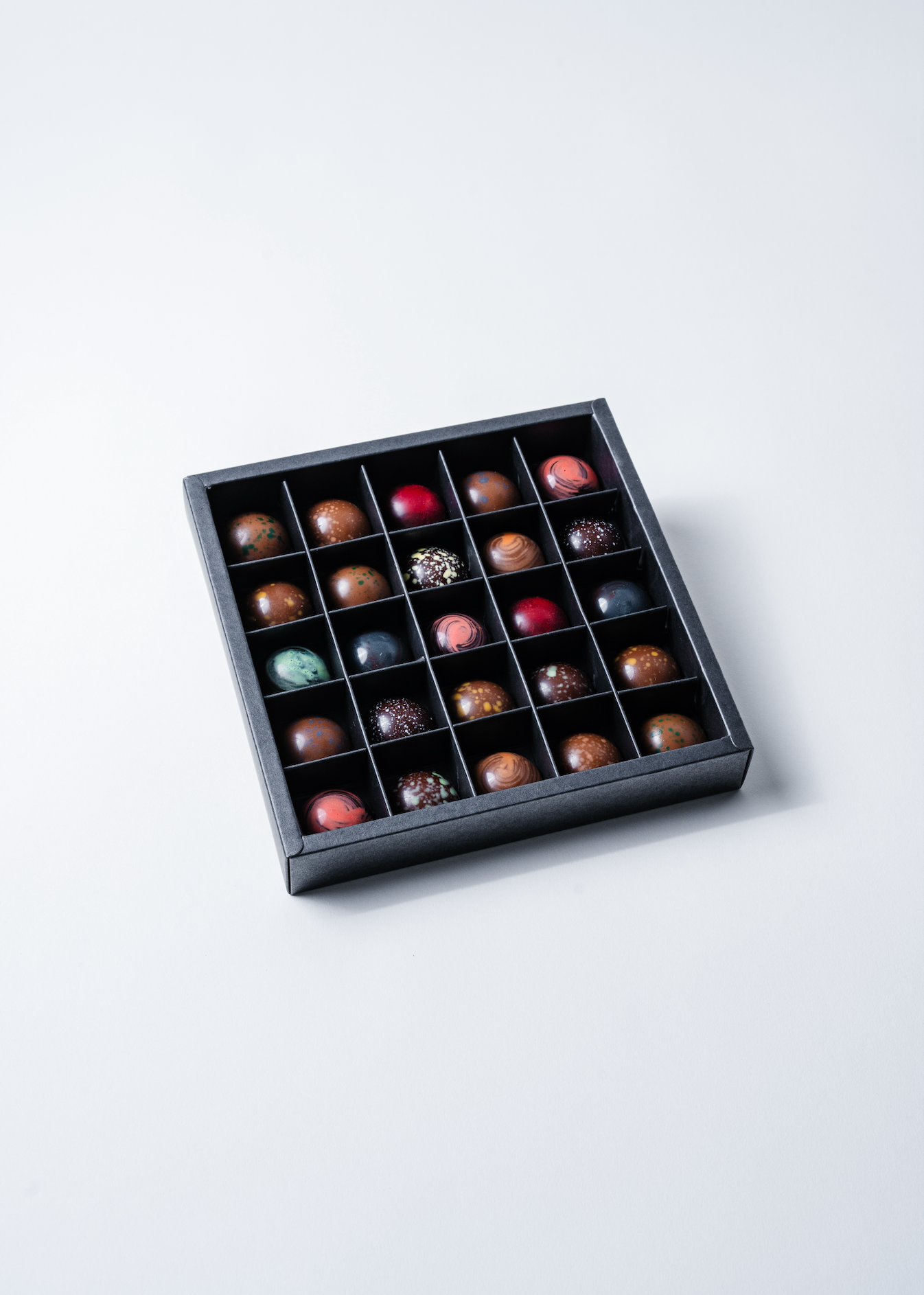 Coffret signature chocolat fins - 25 chocolats