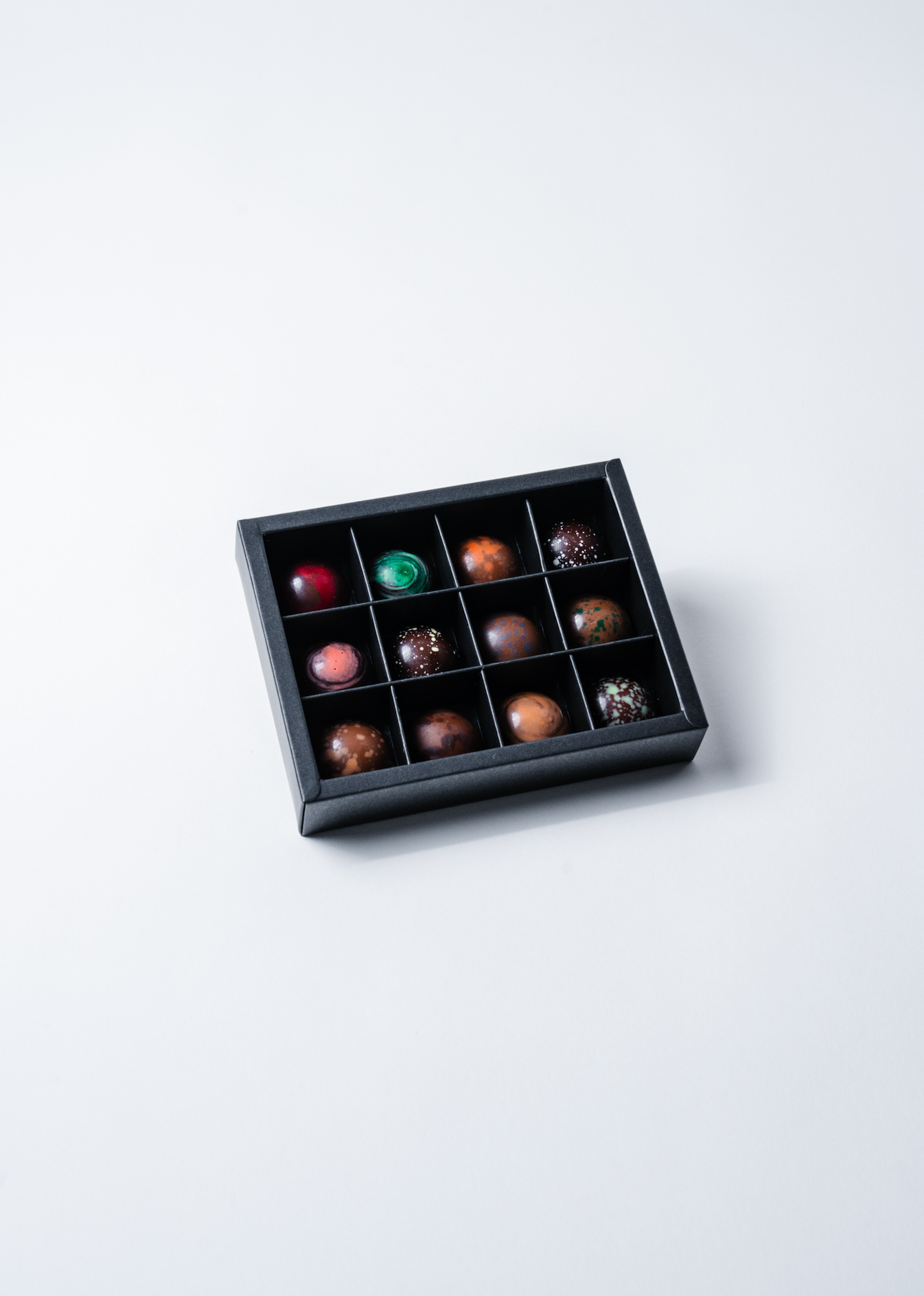 Coffret signature chocolat fins - 12 chocolats