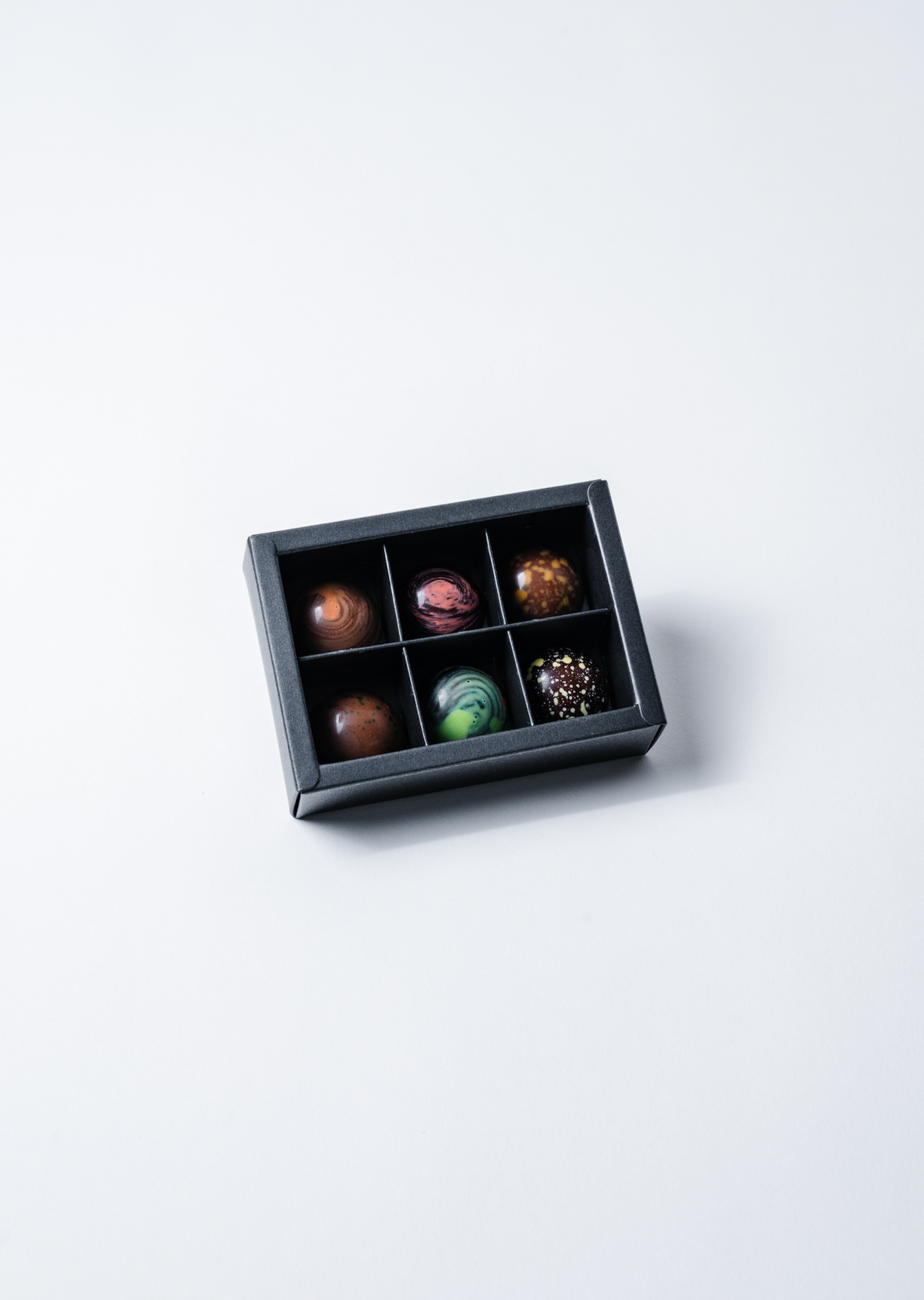 Coffret signature chocolat fins - 6 chocolats