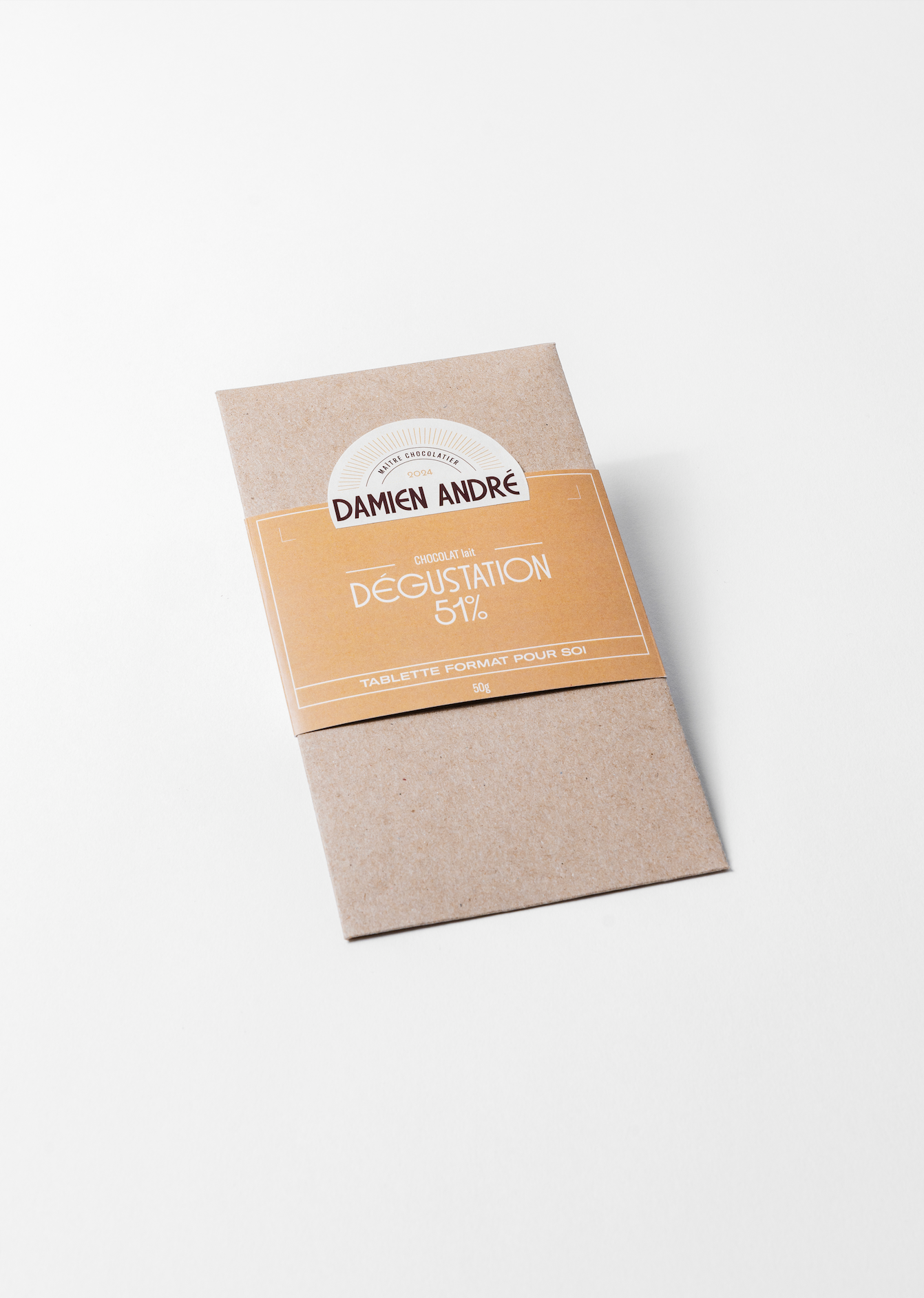 Palette de Chocolat au Lait 51% - Bassan - 100g - Médaillée d’Or