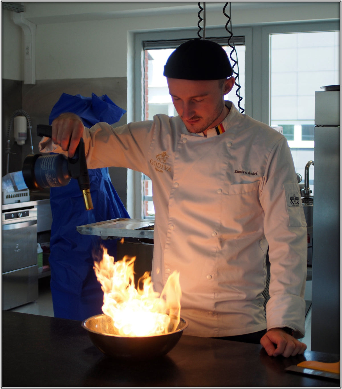 Damien André at work