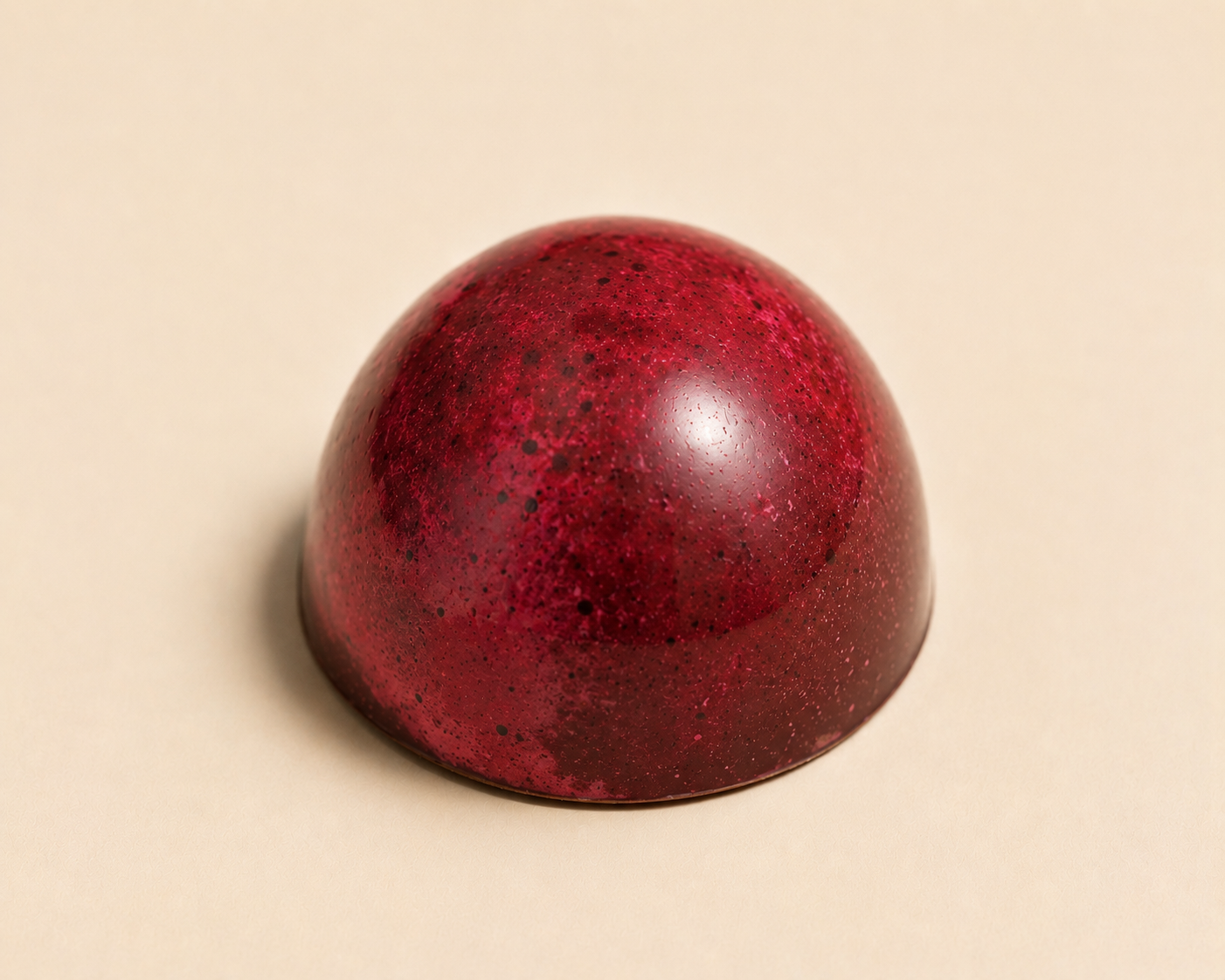 Chocolat fin à la ganache de framboise naturelle