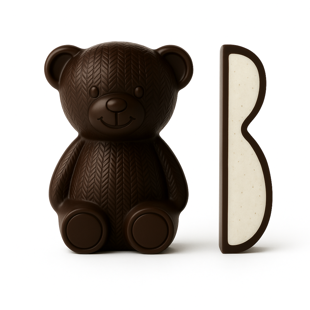 Bil Bear - Giant marshmallow and 64% dark chocolate bear