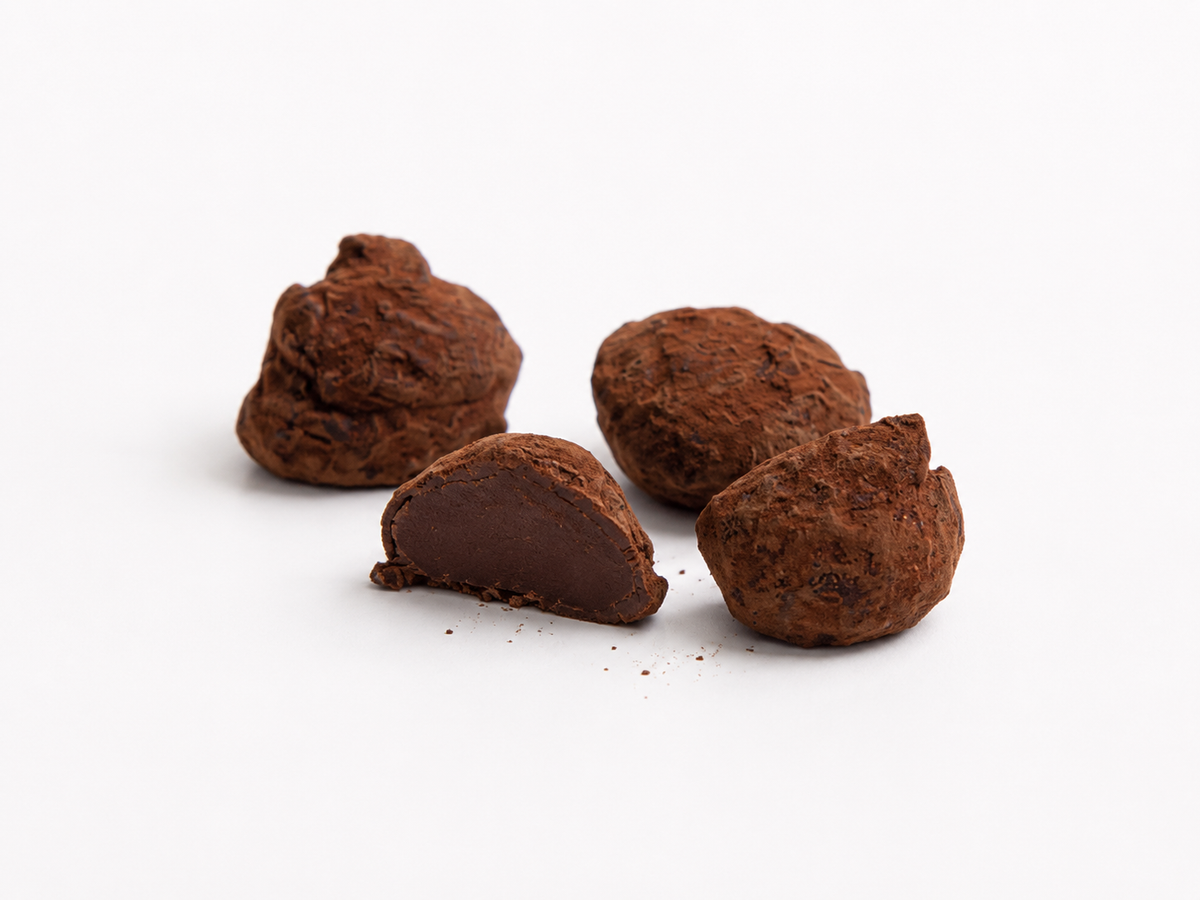 Truffes fraîches artisanales au chocolat Damien André