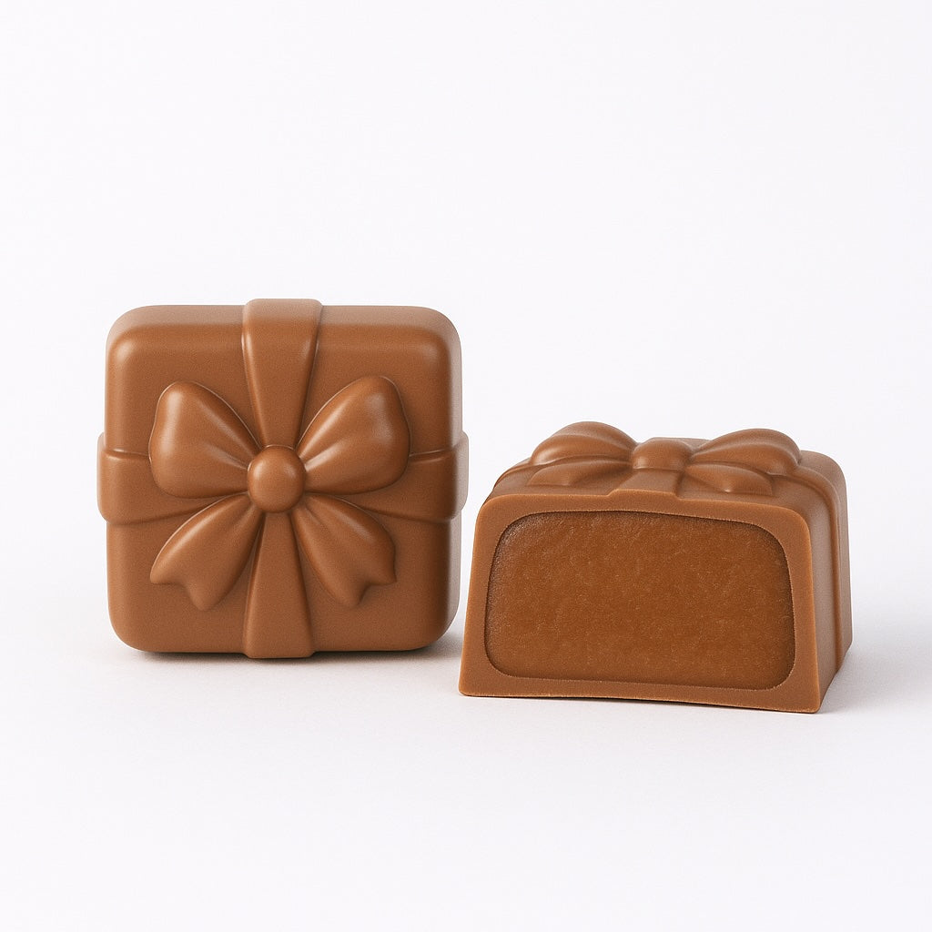 Milk chocolate gifts – Caramel popcorn praline