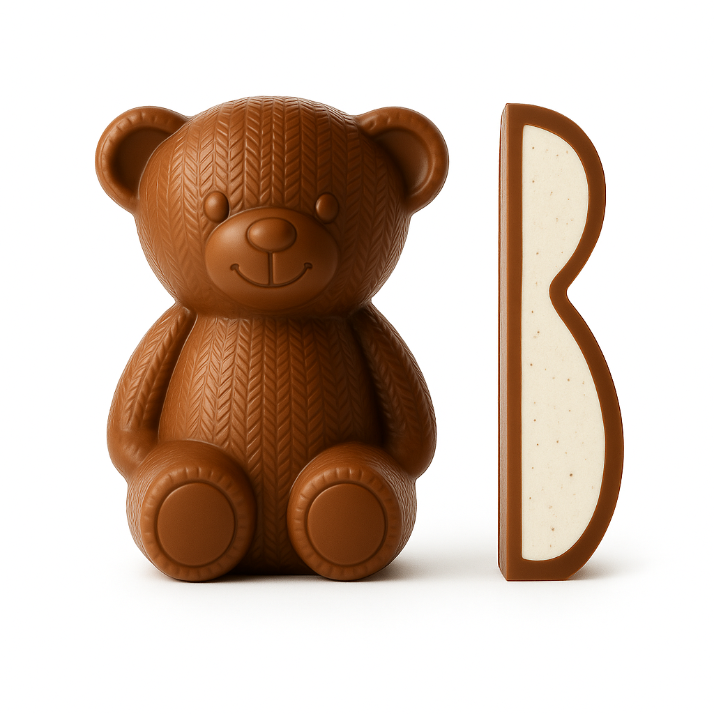 Bil Bear - Giant marshmallow and 38% milk chocolate bear