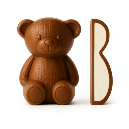 Bil Bear - Giant marshmallow and 38% milk chocolate bear