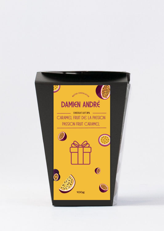 Milk chocolate gifts – Passion fruit caramel