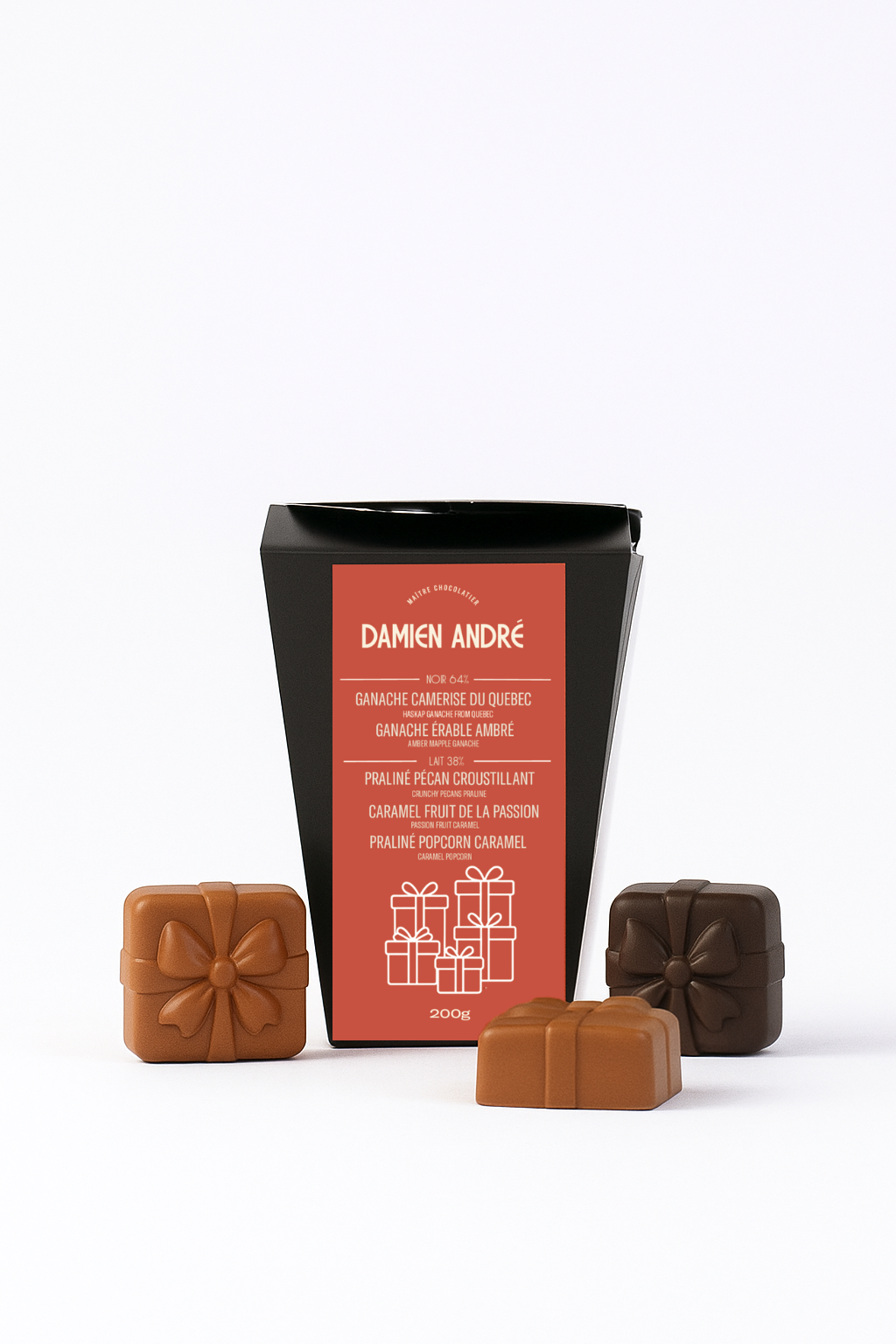 The Gifts – A collection of five handcrafted chocolates