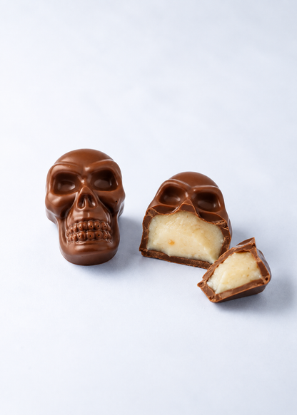 Coffret Halloween - 10 crânes en chocolat · 100 g