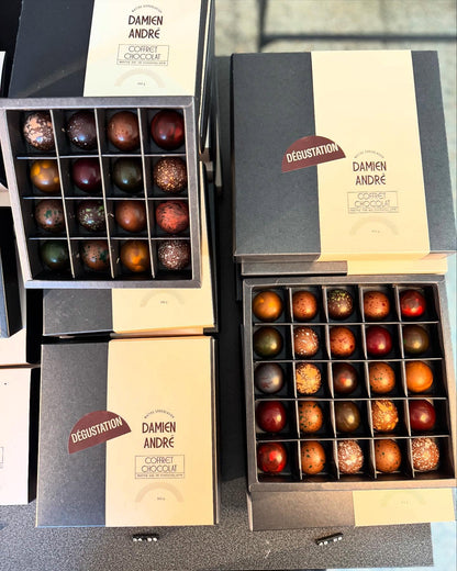 Coffret signature chocolat fins - 25 pralines