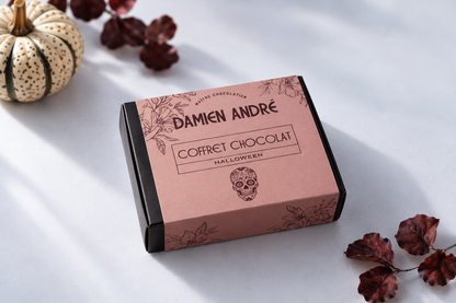 Coffret Halloween - 10 crânes en chocolat · 100 g