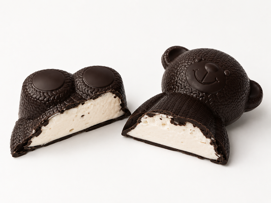 Bil the Teddy Bear – Marshmallow & 64% Dark Chocolate
