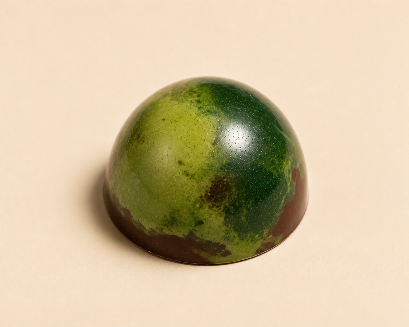 Chocolat fin au basilic et citron vert