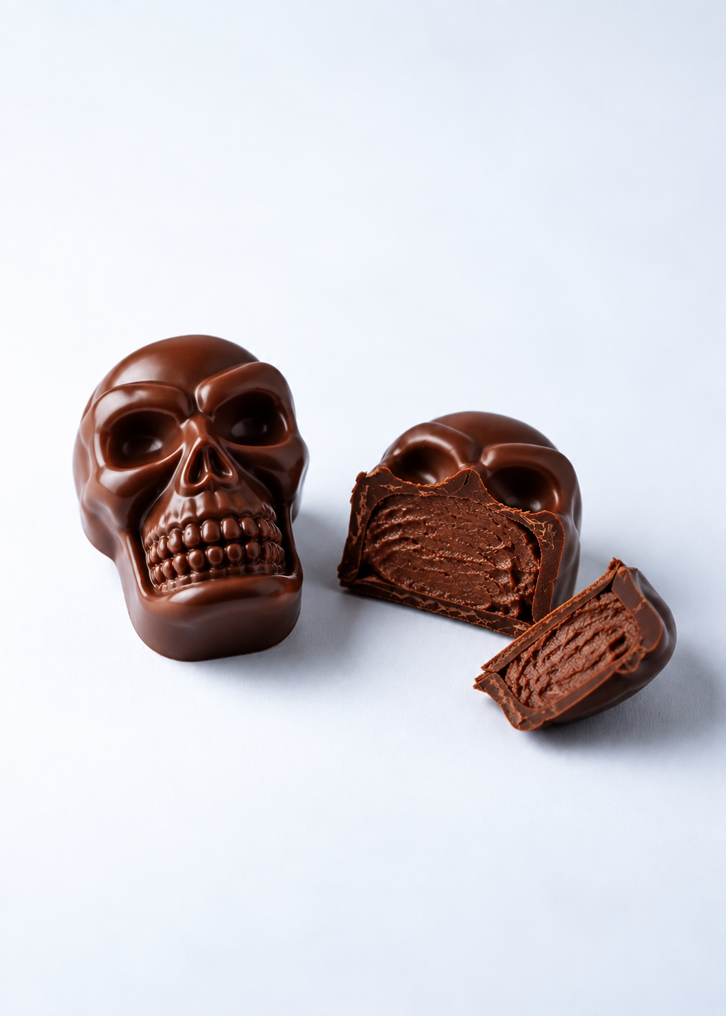 Coffret Halloween - 10 crânes en chocolat · 100 g