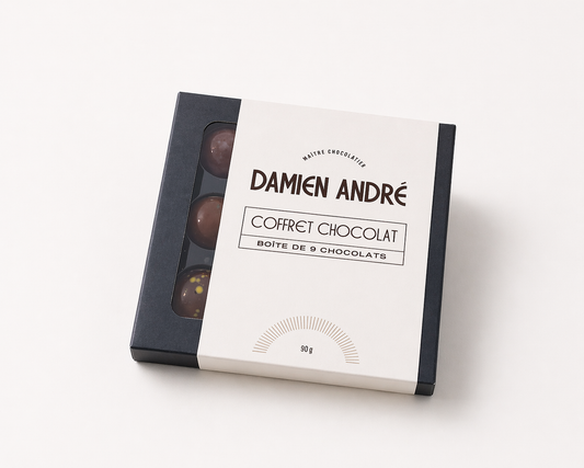 Coffret signature chocolat fins - 9 chocolats
