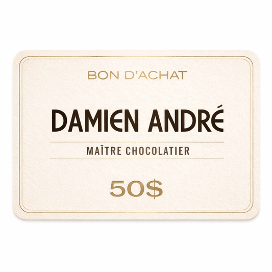 Carte-Cadeau Damien André - 50$