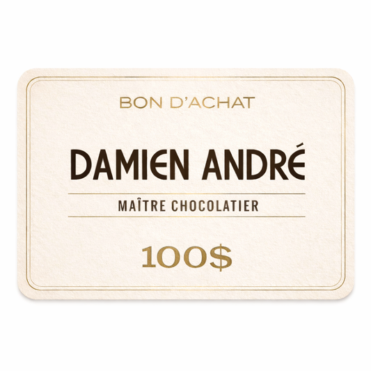 Carte-Cadeau Damien André - 100$