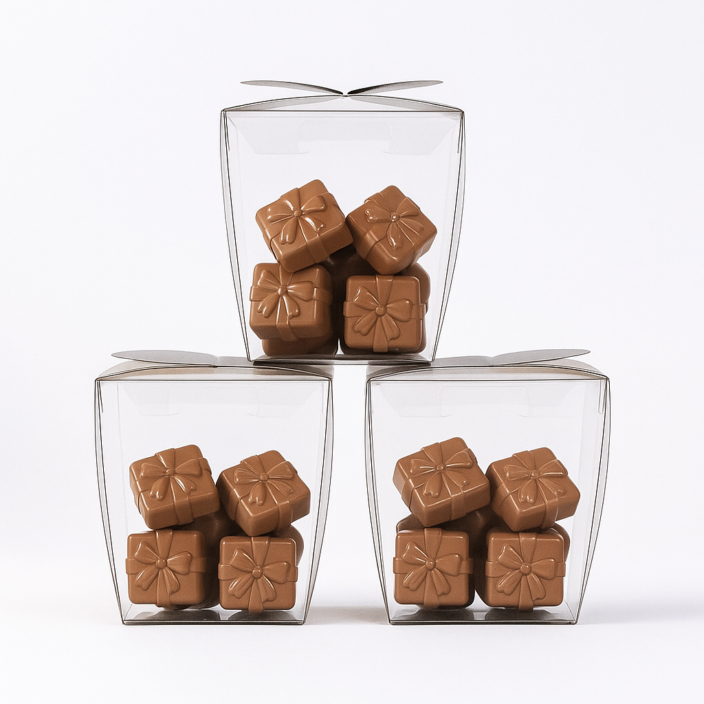 Milk chocolate gifts – Passion fruit caramel